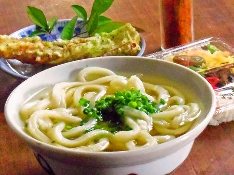 田村神社 日曜市うどん