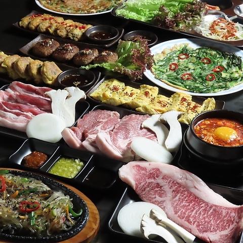 宮（MIYA）　鉄板生サムギョプサル＆食べ放題＆韓国料理　新大久保本店