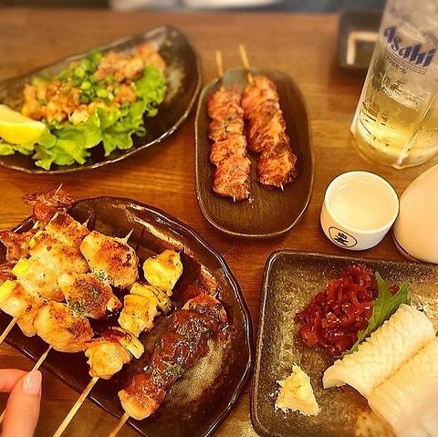 焼き鳥 やすみ処 鳥で