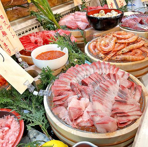 刺身食べ放題 漁港食堂 秦野店