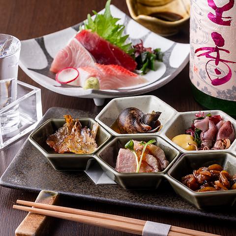 新鮮な魚介類と地酒専門店 魚武