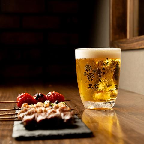 炭火焼き　花火