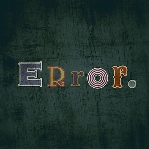 BAR ERror バー エラー