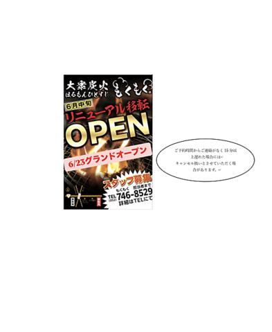 大衆炭火ほるもんひとすじ もくもく。 六番町店