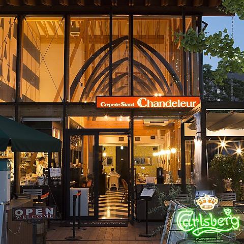 クレープリー スタンド シャンデレールてんしば