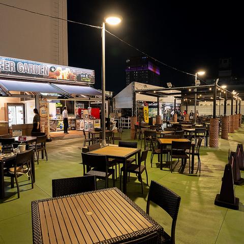 川崎モアーズ 網焼きBBQビアガーデン