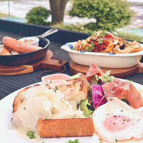 OutdoorBBQ Terrace GLOBAR眺めが良いテラスレストラン