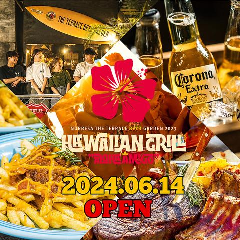 ノルベサ THE TERRACE BEER GARDEN Hawaiian grill aloha amigo