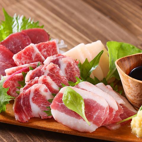 馬肉と日本酒 笑楽 下北沢居酒屋