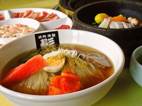 焼肉 冷麺 髭